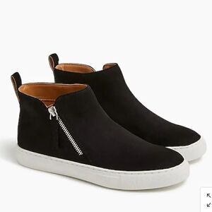 J. Crew Factory Faux-suede high top sneakers Item BA833*